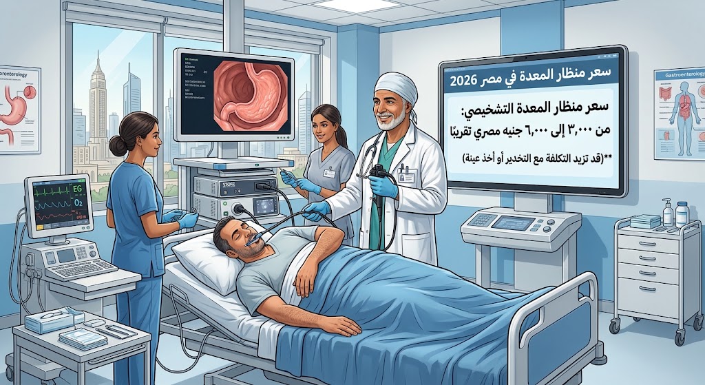 سعر منظار المعدة العلاجي في مصر 2026